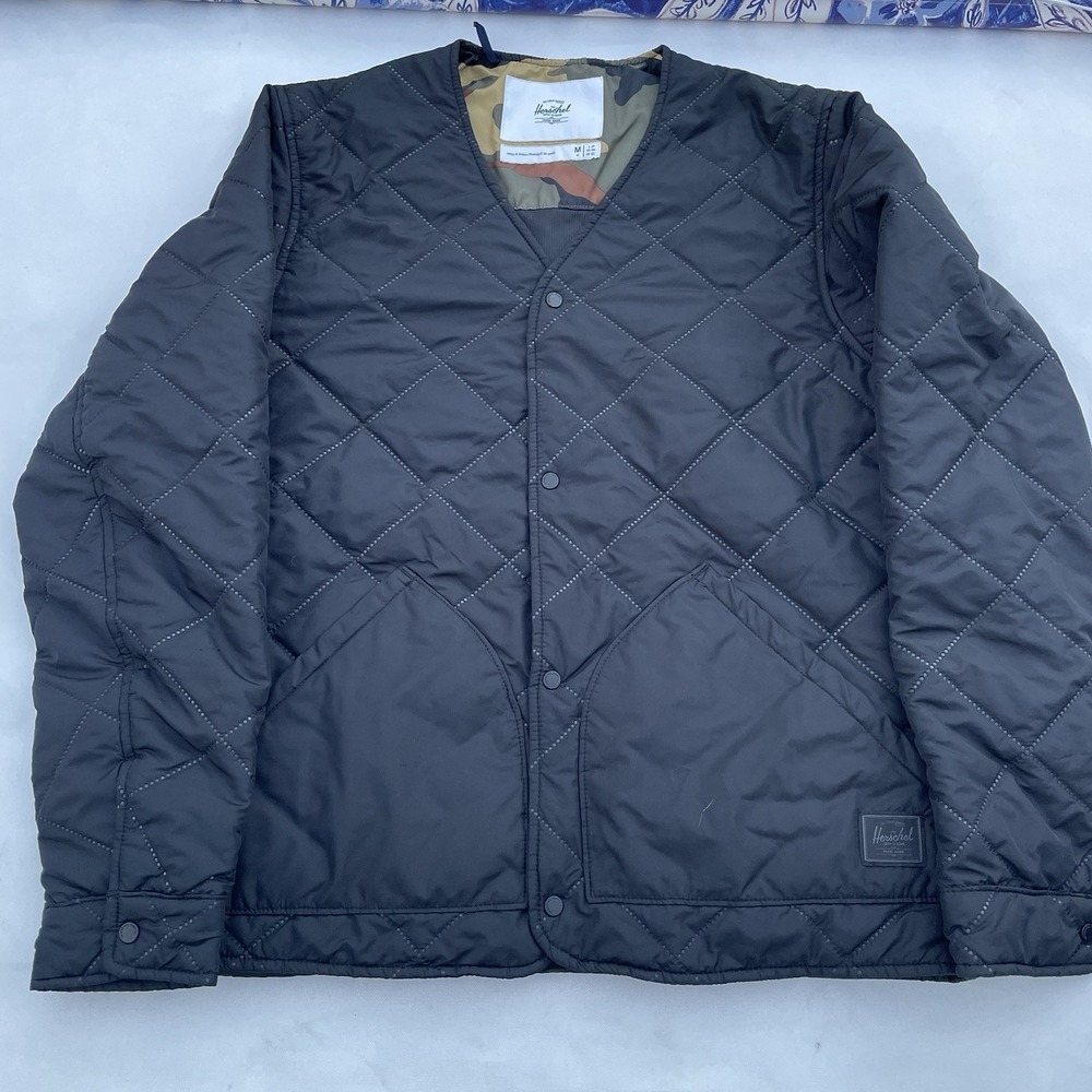 Men's Black Quilted Vest